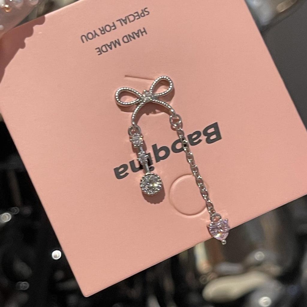 Kolekcja Kolczyków do Chrząstki ze Stali Tytanowej, Przyjaznych dla Snu, z Różowym Cyrkonem