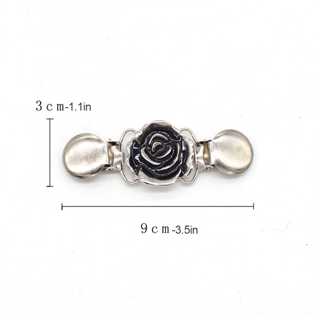 Scarf Clip Exquisite Scarves Pin Sweater Clips Vintage Style Carving Clasp Holder Accessories Valentines Day Gifts for Women