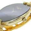 Dior Bakira Uhren D46-154-4 schwarzes Zifferblatt Vergoldet Quarz Analoganzeige Damen Gebraucht
