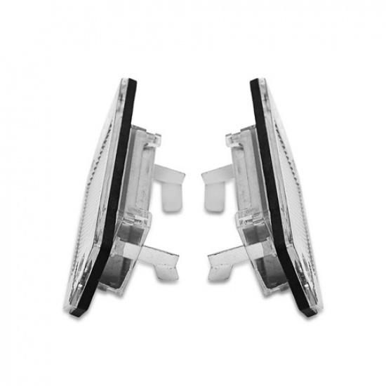 2x LED License Number Plate Lights White Lamp For Ford Focus C-MAX /MK2 2003-07