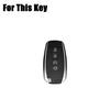 Zinc Alloy Leather Car Key Fob Case Cover For Lincoln Navigator Continental MKZ
