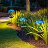 1pc Solar Garden Decorative Lights LED Frog Figurine Lights Solar Street Light for Yard Lawn Path Halloween Christmas Decor