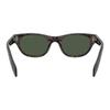 Prada Signature Series Retro Simple Design Acetate Cat Eye Sunglasses Women's Havana Color