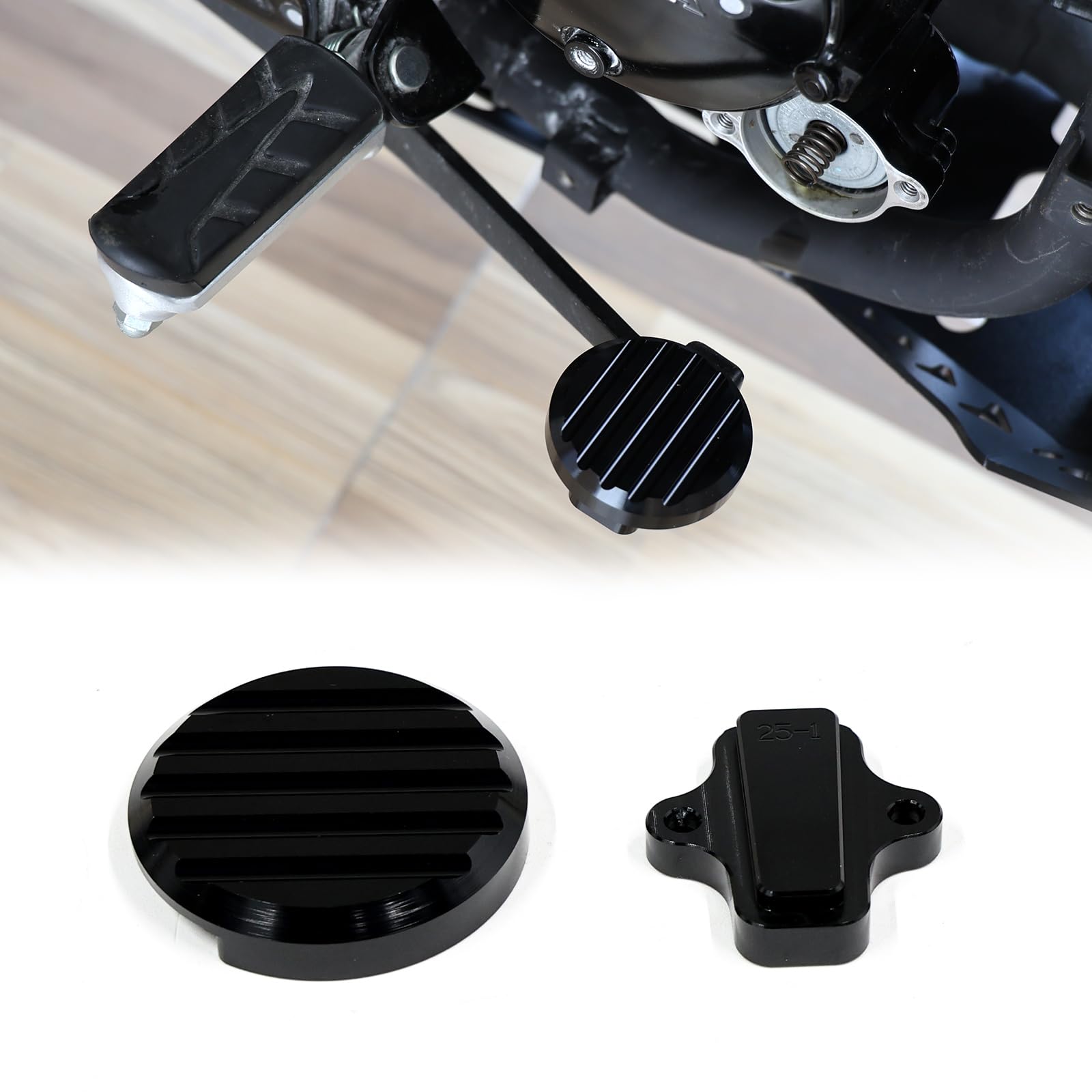 

Honda Ducks 125 Brake Pedal Cover for DAX 125 Motorcycle Brake Pedal Cover Modification Extension (Black) dax125 brake pedal cover чёрный