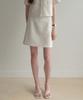 LENAV Esy Tweed Skirt (Ivory)