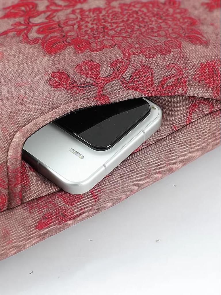 Warm Fleece-Lined Cotton Jacket for 70-Year-Old Women Grandma Tang Style