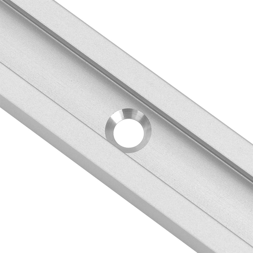 Aluminum Alloy T Slot Miter Track Jig Non Porous Slide Slab Fixture Woodworking Tool (300mm)