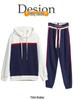Trendy Women's Two-Piece Casual Suit: Spring/Autumn Hoodie & Long Pants Set