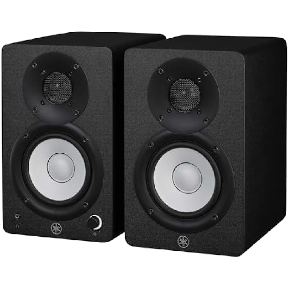 YAMAHA YAMAHA Powered Studio Monitor Speaker Pair Compact Black HS4