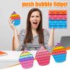 Push Bubble Sensory Toy  Special Needs Stress Reliever Ice  Shape Toy