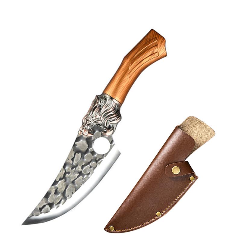 

Нож для обвалки из нержавеющей стали Нож для ножа для мяса Кованый кухонный нож ручной работы Ножи шеф-повара Ножи для рыбы Нож для мясника whit cover