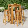 Day and Night - Day and Night High Garden Table and Stools 5 Pcs Solid Acacia Wood