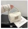 Korean Cute Bear Corduroy Makeup Bag - Portable, Multi-functional, Fresh, Sweet Design for Women