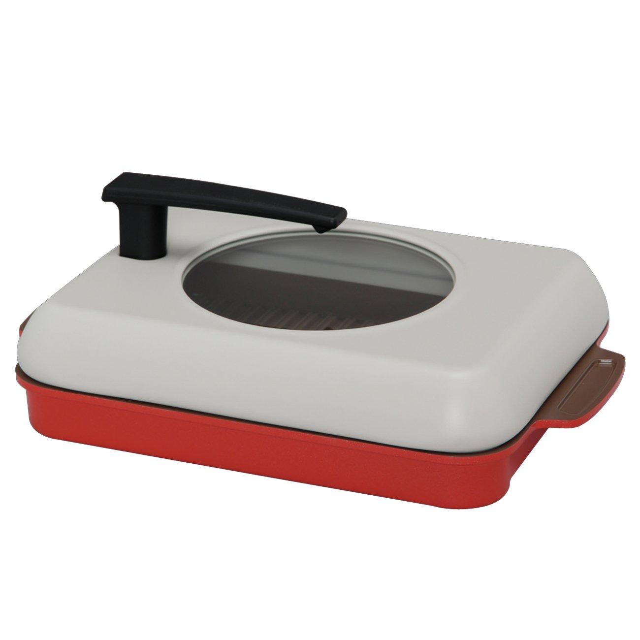 

Iris Ohyama Roaster Ceramic Healthy Roaster Red CHR-2721