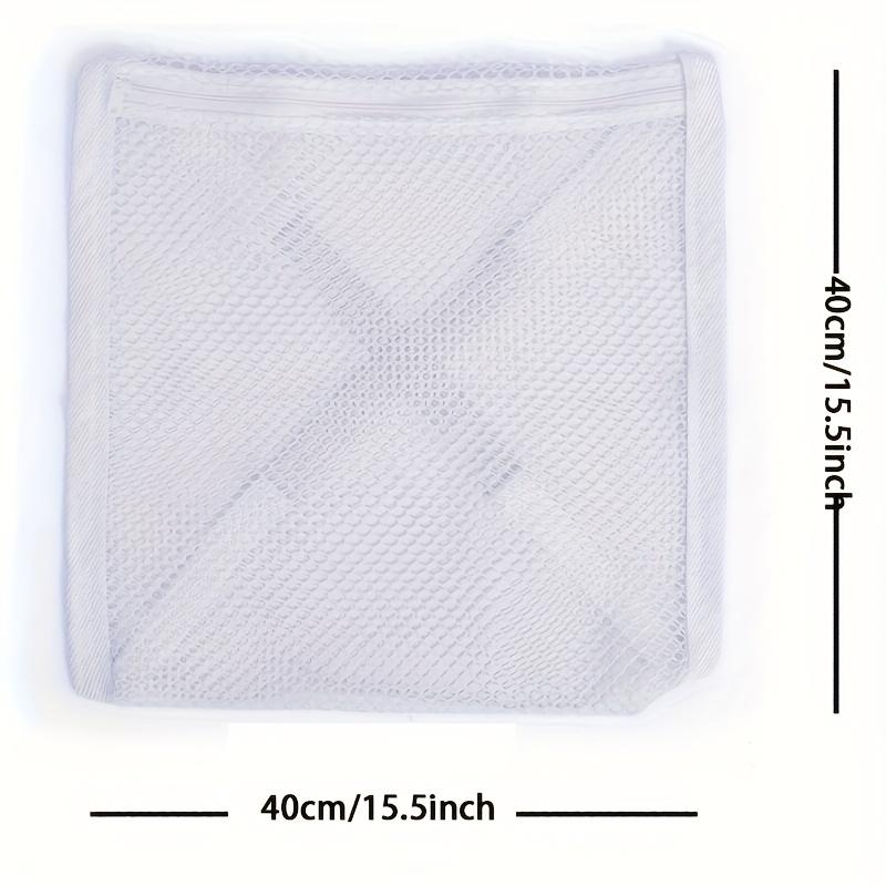 

1 PC sports shoes drying bag, elastic band dryer door shoe net, sports shoes laundry bag, 40X40 cm белый