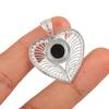 Black Tourmaline Gemstone 925 Sterling Silver Jewelry Handmade Pendant For Mom CP-15-25