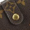Gebrauchte LOUIS VUITTON Bifold Geldbörse Kompakter Reißverschluss M61667 Monogramm Braun Braun Alltagstauglich
