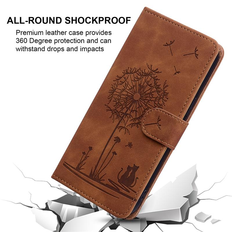 Flip Lanyard CaseFor Xiaomi Poco X6 13T Leather Pocket Card Slots Stand Wallet Cover Casing