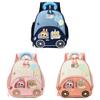 Cartoon Kids Labubu Backpack For Preschool With Breathable Oxford Fabric For School Use