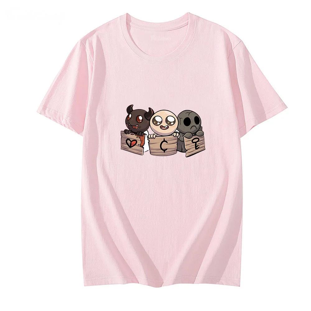 T-shirt Primavera Strada Alta The Binding of Isaac Roguelike Religione T-shirt Estetica di Gioco Vestiti