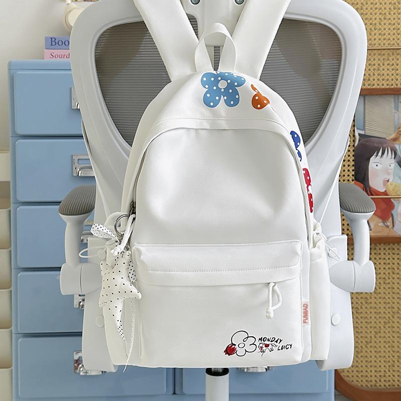 Schoolbag schoolbag girls ins wind niche backpack simple junior high school high school students elementary school students versatile backpack