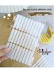 Transparent Crystal Nail Art Gel Strips and Long Wearable Color Display Board with Double-Sided Tape