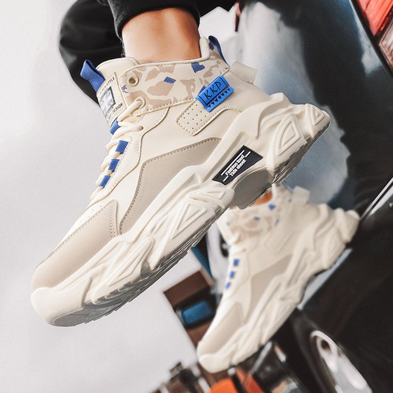 Mode CYYTL Sneaker Herren Lässig Outdoor Laufschuhe Plateau Tennis Mode Sport Wandern Designer Luxus Skateboard Leder Slipper