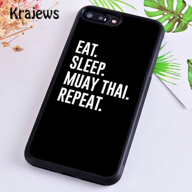 Krajews Muay Thai Kickboxen Kampf Handyhülle Cover Für iPhone 17 Air 16 15 14 plus 11 12 13 pro max Hülle Shell Fundas