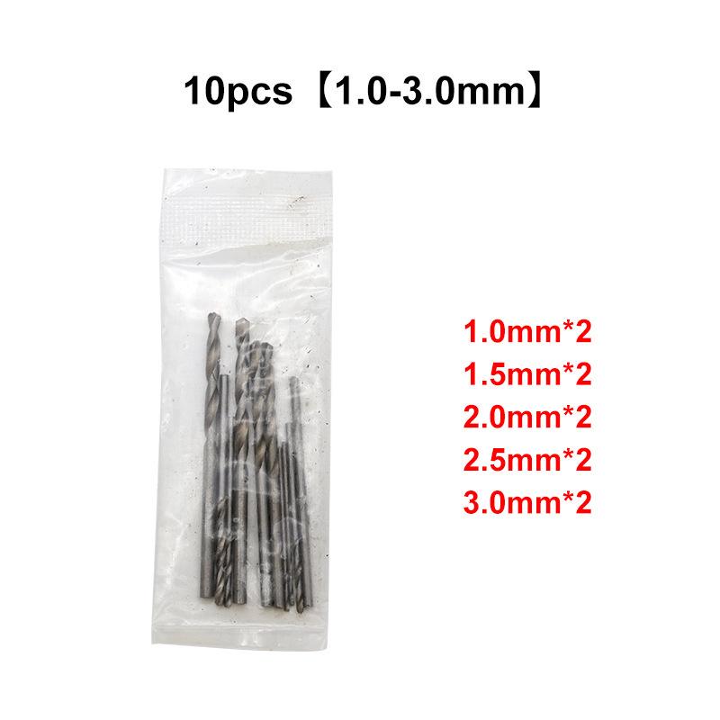 Walnut Carving Aluminum Punching Tool: Mini Hand Twist Drill with Bits