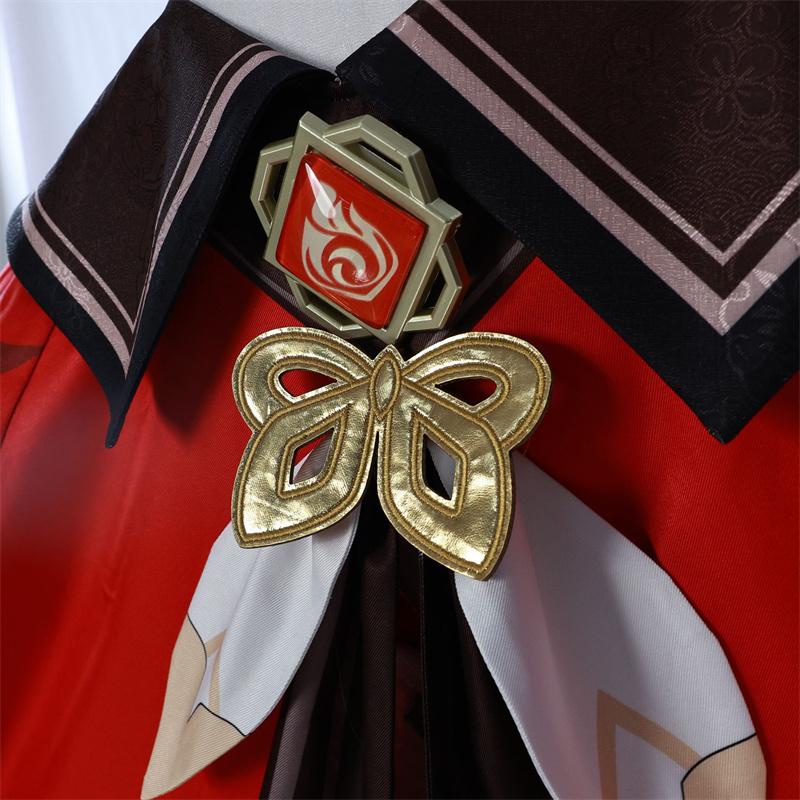 Genshin Impact Lantern Rite Hu Tao Cosplay Costume Cherries Snow Laden Hu Tao Women Costume Halloween Role Play Dress