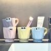 Ceramic mouthwash cup ins high-value household brushing cup couple washing cup a pair of bathroom tooth jar toothbrush cup