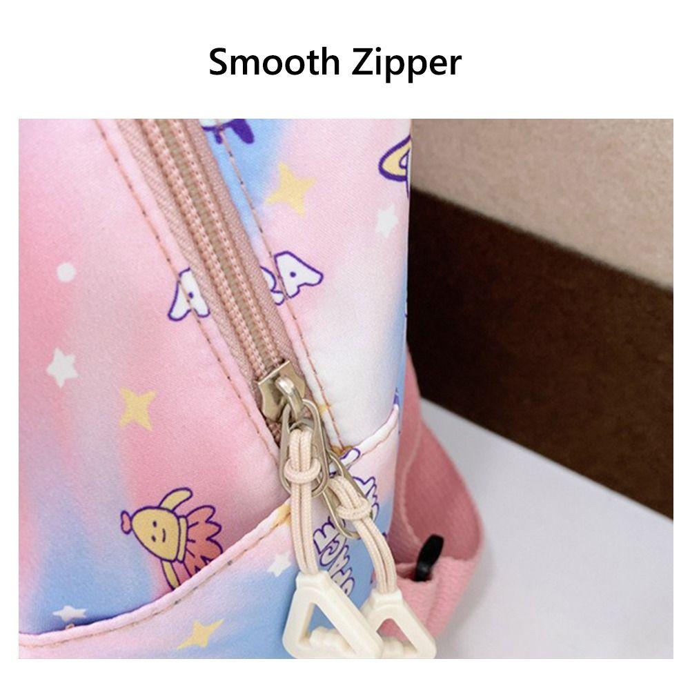 Cartoon Nylon School Bags Capybara Large Capacity Backpack Travel Shoulders Knapsack Children
