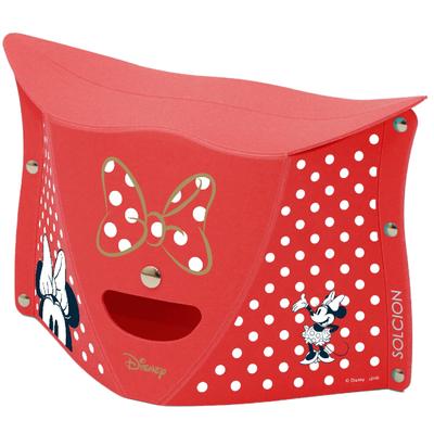 PATATTO180 Disney sulankstoma kėdė Talpa Lengvai sulankstoma Patatto Disney [SOLCION Oficialioje parduotuvėje] (Raudonoji Minnie) [Svoris 100kg] Nešti, Plonai, [Pagaminta Japonijoje]