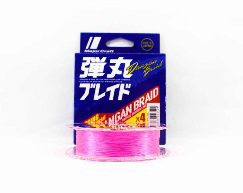 Major Craft Dangan Braid Line X4 150m P.E 0.5 Pink DBE4-150/0.5PK/10lb 6529