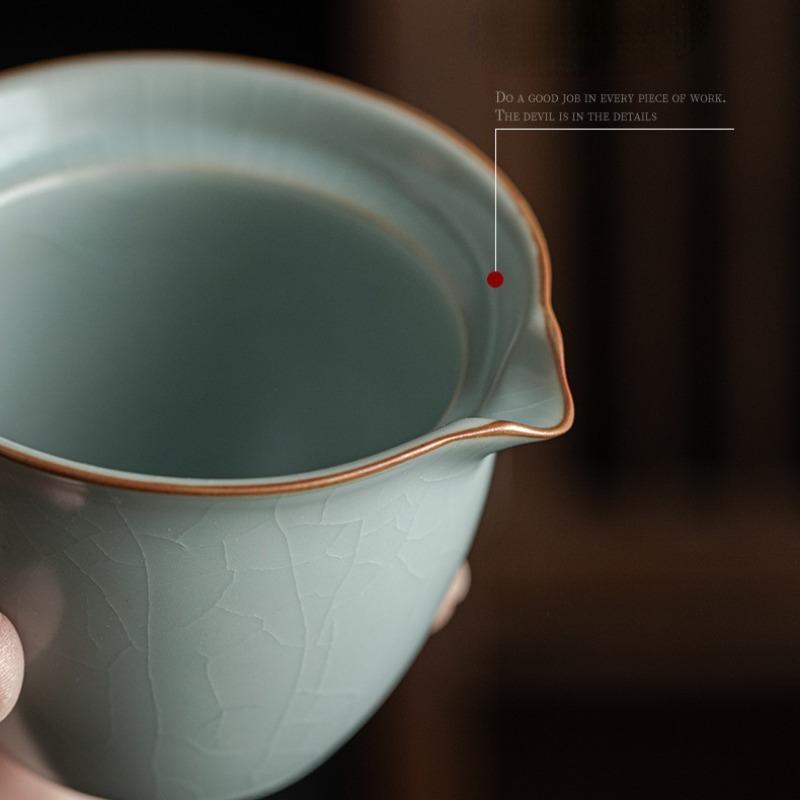 1 Set Of 4 Pcs Ceramic Travel Tea Set Include One Pot And Three Cups Outdoor Camping Portable Tea Set For Home Restaurant Hotel Office Tea Accessories