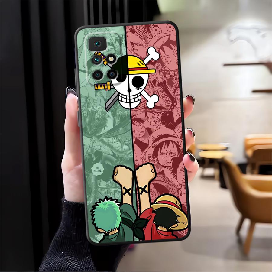 

Ones Pieces Luffys Zoros Cartoon Case for Xiaomi Redmi 13C 12C A1 A2 Plus 9A 9C K40 K50 Gaming A5 12 9T 10 K60 Funda Phone Cover Redmi 9C
