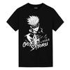 UTEE Jujutsu Kaisen T-shirt Anime Japansk Fem Gojo Goku Stick Youren Tryck 100% Bomull T-shirt Kort Ärm Herr T-shirt Toppar