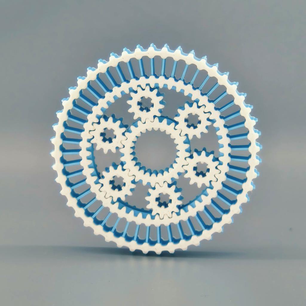 3D Printed Interstellar Gear Fingertip Gyroscope Decompression Toy For All Ages Cool Rotating Gear Artifact