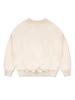 LA MAISON STUDIO Women'S Crop Flare Circle Heavy Terry Sweatshirt Cream (Fcd3Ts711W)