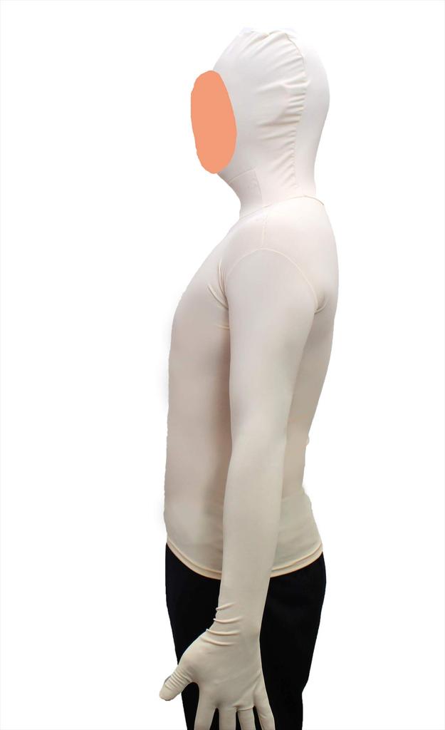 Munimuni Manufacturing Kigurumi Upper Body Unisex Skin Tights, (L, Color)