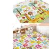 Foldable, Odorless Foam Baby Crawling Mat - Thick, Interlocking Design for Infant Play In Living Room (Girls)