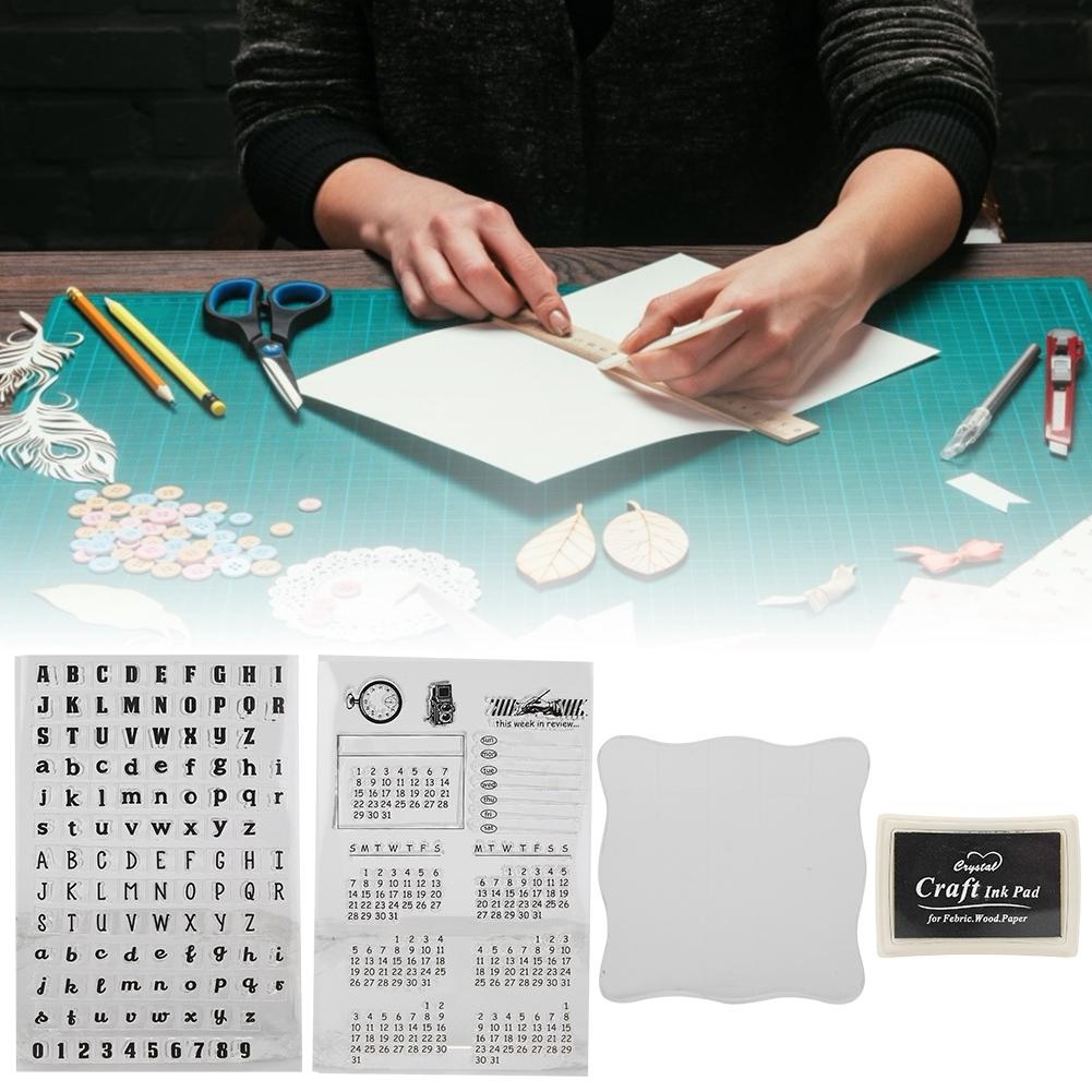 Transparent Clear Silicone Stamp  Hand Account Scrapbook Photo Album Decorative Calendar