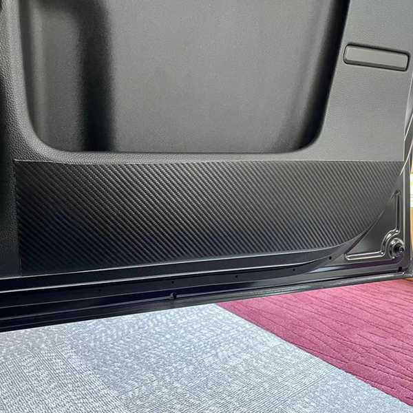 Pair of 2024 Honda Freed Air Crosstar Door Kick-Proof Leather Stickers