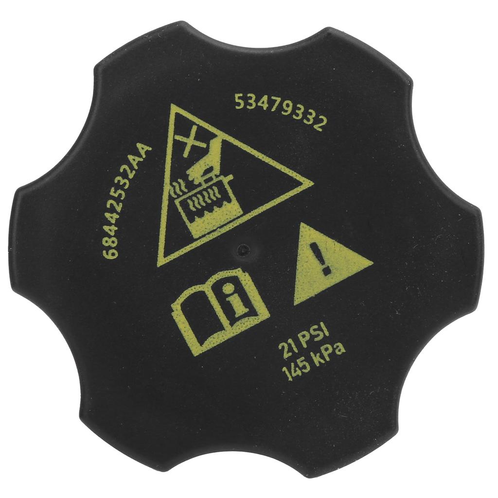 Motor Kylvätskebehållare Lock 68249136AA Ersättning för Chrysler Pacifica 6 Cyl 3.6L