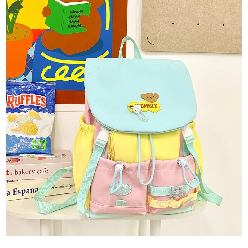 Large Capacity Casual Schoolbag College Fashion Joker Backpack Lightweight Waterproof and Wear Resistant Backpack.