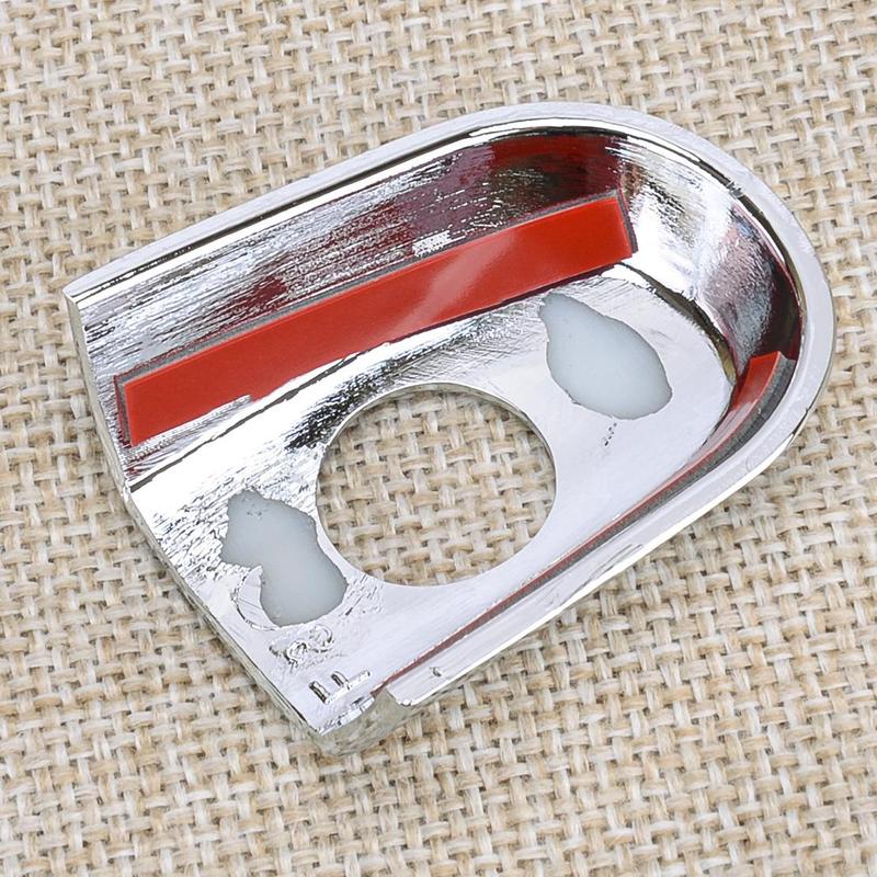 1 Set Car Door Handle Trim Cover Decor Fit for Toyota Yaris Hatchback US Model 2012 2013 2014 2015 2016 2017 2018 Silver Chrome