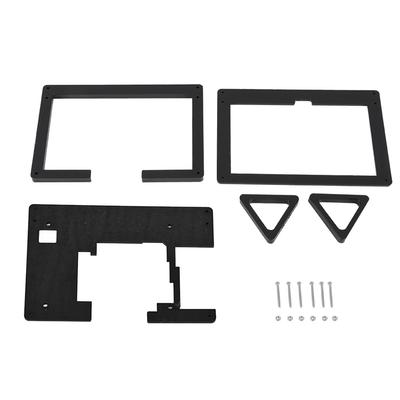 5 zoll Acryl Halterung Fall Halter Abdeckung LCD Display Bildschirm Für Raspberry Pi Schwarz