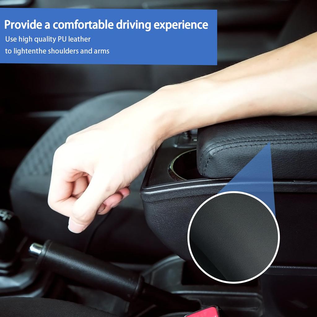 Replacement Armrest Center Console Storage Box for Suzuki Jimny with Cup Holder and USB Jimny Accessories JB64W/JB74W (2019-2025), Interface,