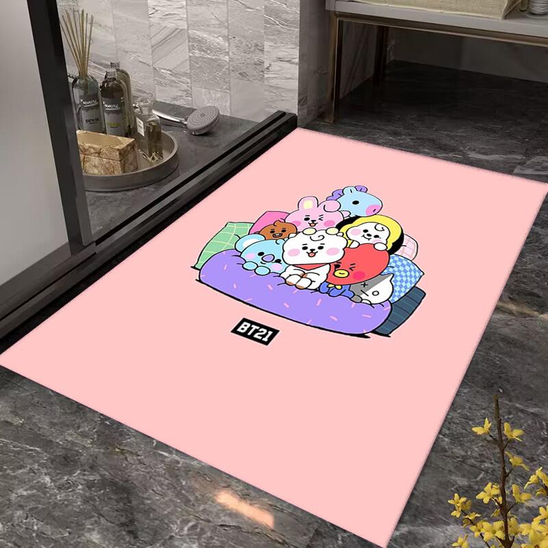 Love Unity Pink carpet floor mats Home Decor Art Room Bathroom mat