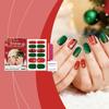 Nymixa Christmas Star Wish Soft Gel Nail Stickers - Iridescent Mixed Colors, DIY Nail Art Decoration Set.